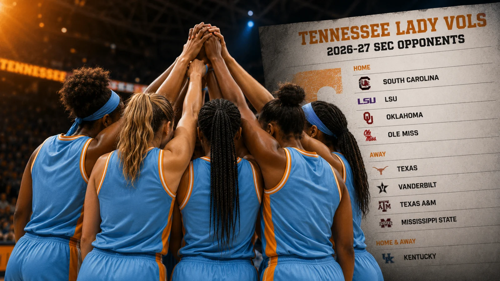 Lady Vols sec sched 2026